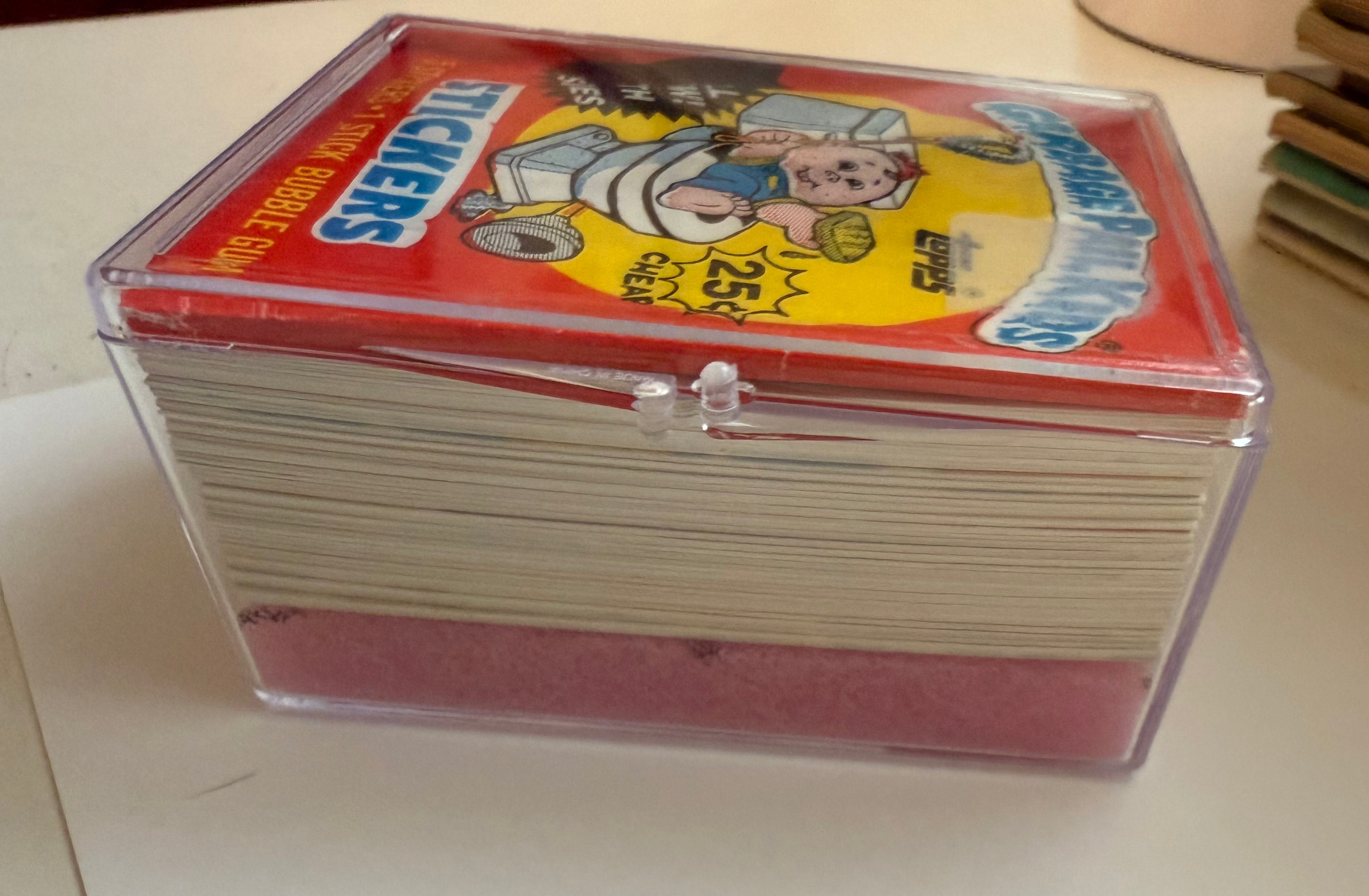 Garbage Pail Kids Series 6 Complete Stickers Set with Original Wrappers - 1985 Vintage Collectible - Perfect for Trading, Collecting, and Display