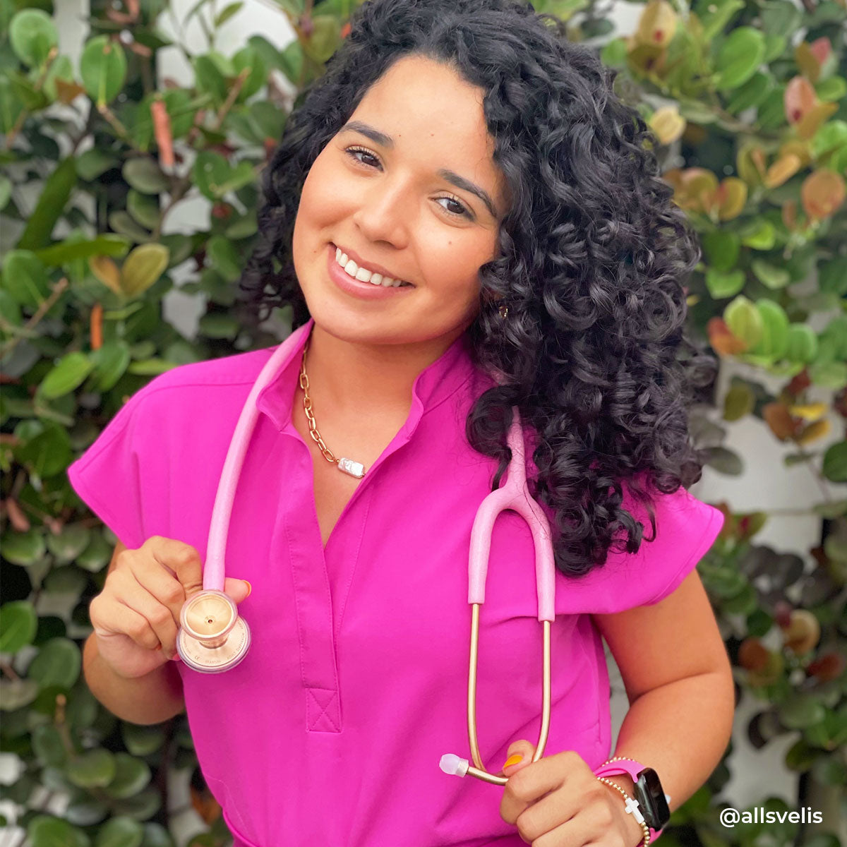 ProCardial® Titanium Cardiology Stethoscope - Light Pink Glitter & Rose Gold | Premium Medical Stethoscope for Doctors, Nurses, Students | Ideal for Cardiology, Pediatrics, and Clinical Use