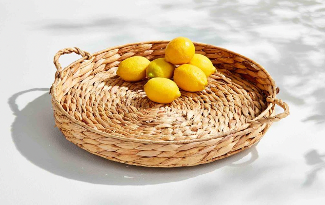 Rotating Wooden Lazy Susan Turntable - 12 Inch Round Spinning Serving Tray for Dining Table, Kitchen Countertop, and Buffet - Perfect for Spices, Condiments, and Party Snacks