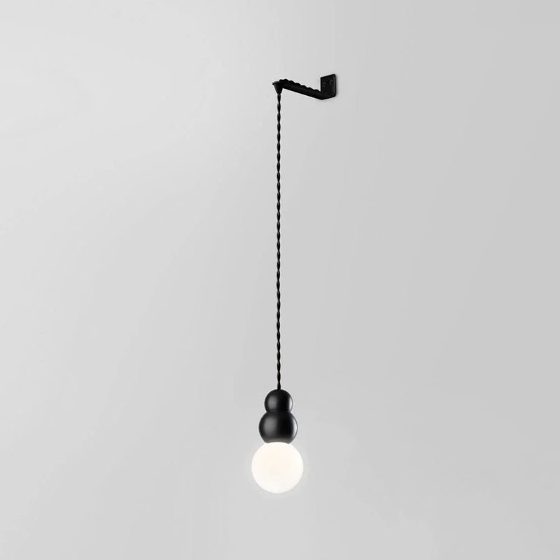 Modern LED Ball Light Wall Lamp - Dimmable Indoor/Outdoor Lighting Fixture for Bedroom, Living Room, Garden & Patio Decor