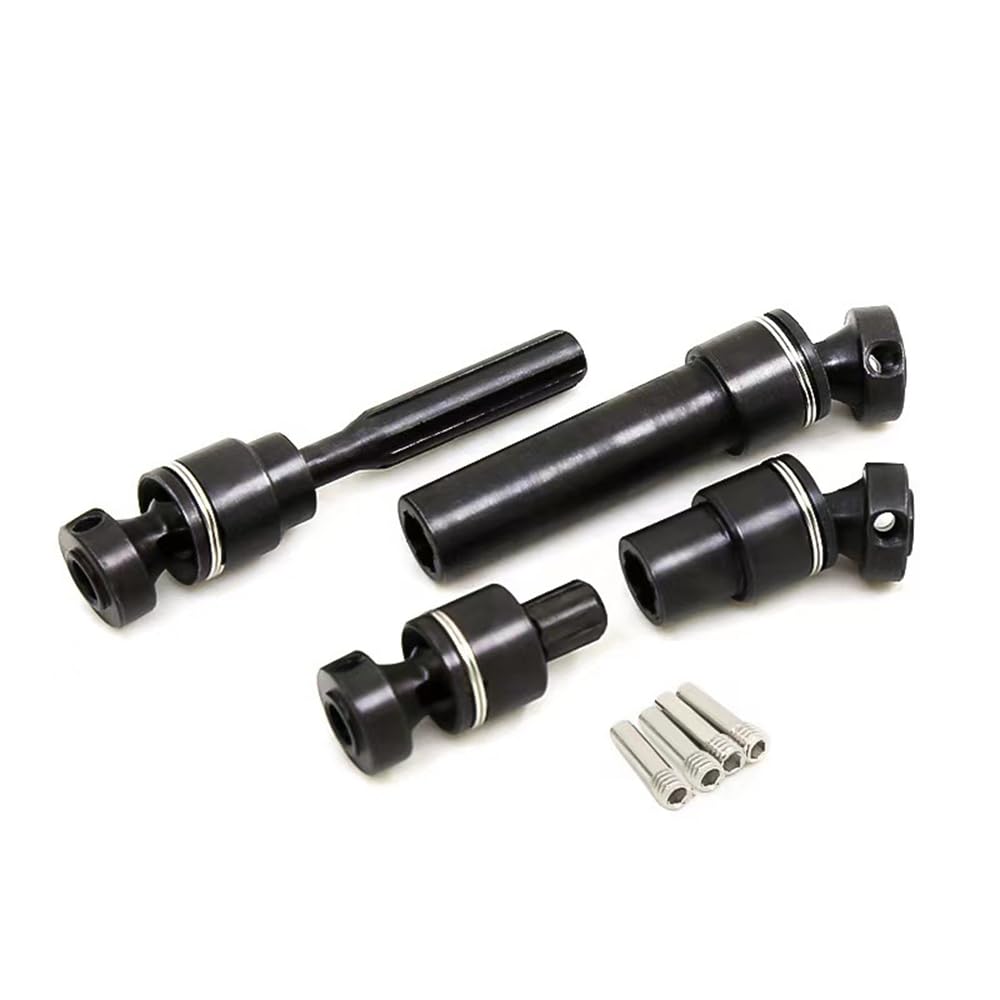 High-Quality Steel Drive Shaft Set for TRAXXAS 1/16 E-REVO & Summit RC Cars - Durable Replacement Parts - Perfect for Off-Road Bashing, Racing & RC Car Maintenance