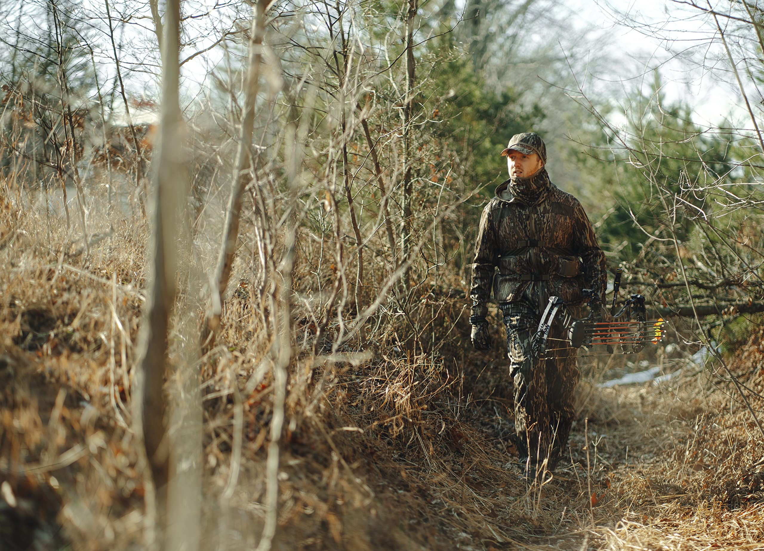 Scent Blocker Shield Series Silentec Midweight Camo Hunting Pants for Men - Lightweight & Quiet Outdoor Gear for Deer, Turkey & Big Game Hunting