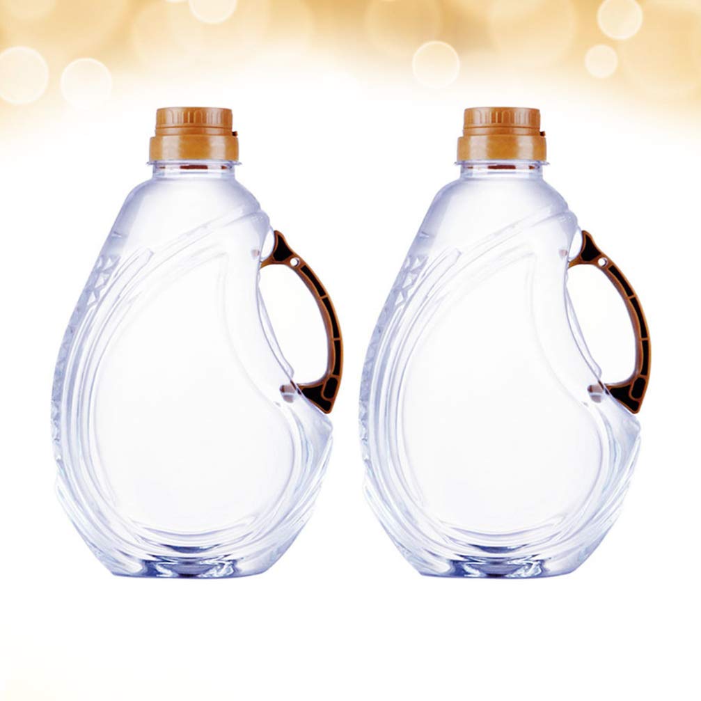 Hemoton 2-Pack Glass Oil Dispenser Bottles - 16oz Clear Kitchen Oil Containers for Olive, Cooking & Salad Oils | Food Grade Leak-Proof Design | Perfect for Countertop, Dining Table & Cooking Stations