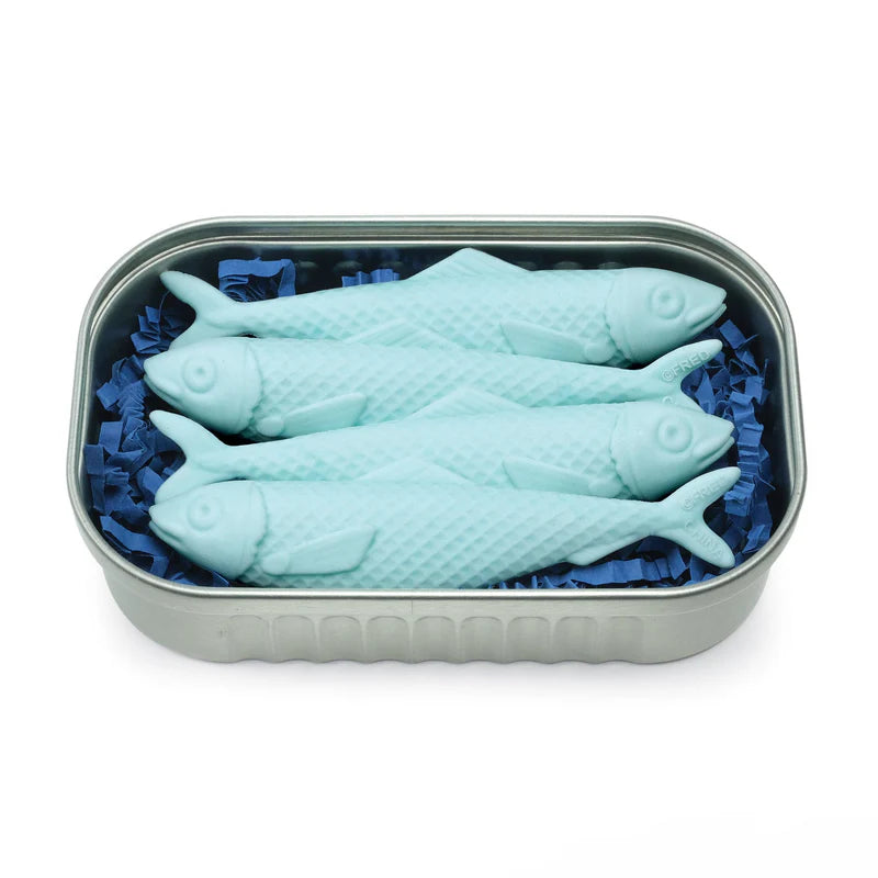 Fred Sardine Erasers - Fun & Realistic Fish-Shaped Pencil Erasers for School, Office & Art - Bulk Pack for Students, Teachers & Artists