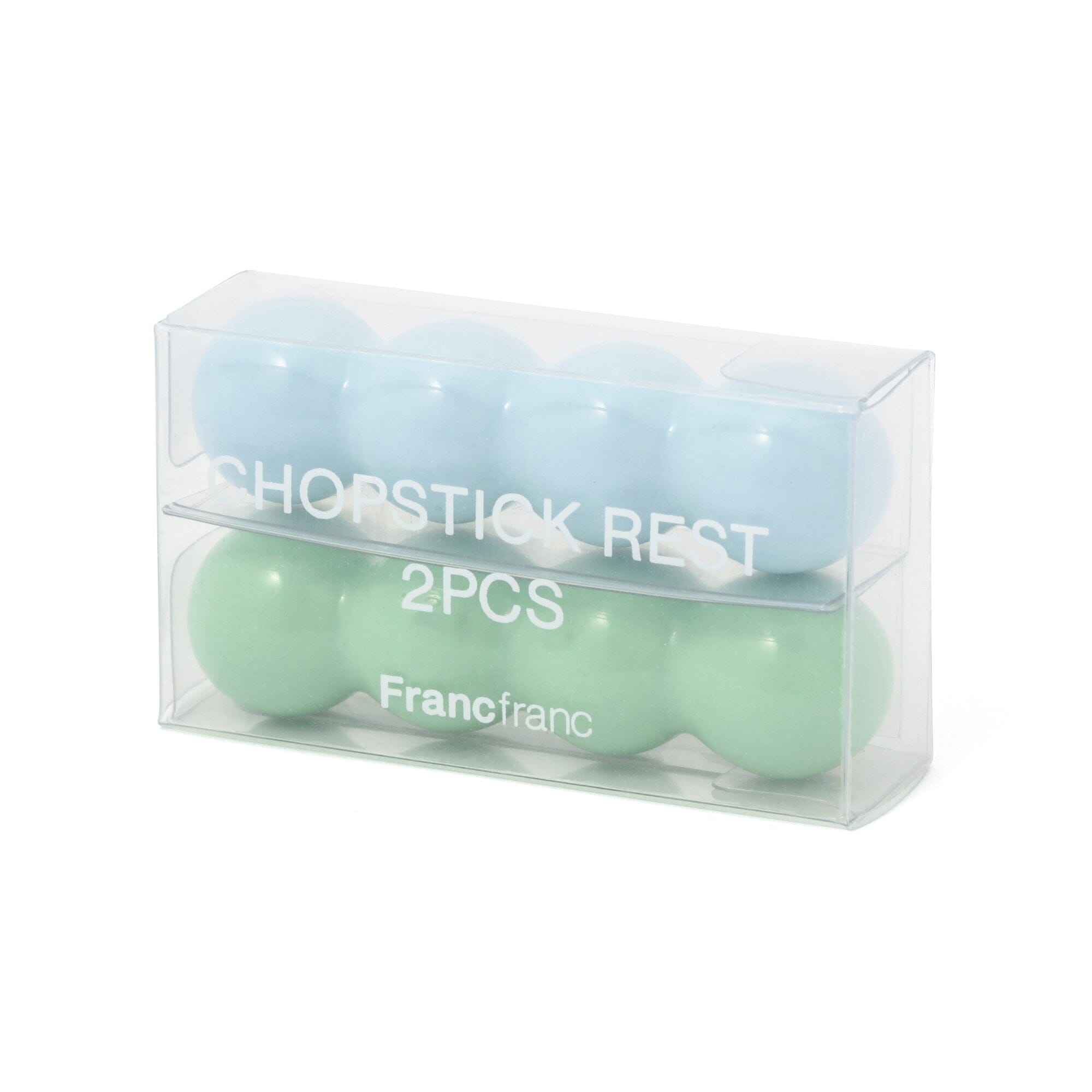 Pom Pom Blue Chopstick Rests Set of 2 - Elegant Tableware for Sushi, Asian Dining & Home Decor