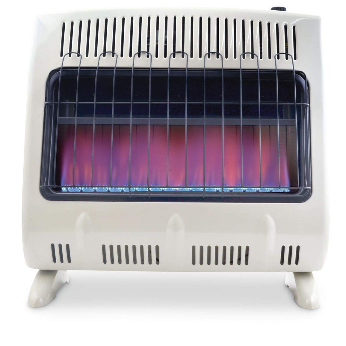 Mr. Heater 30,000 BTU Vent-Free Blue Propane Heater with Blower Fan Kit - Indoor Garage, Workshop & RV Heating Solution