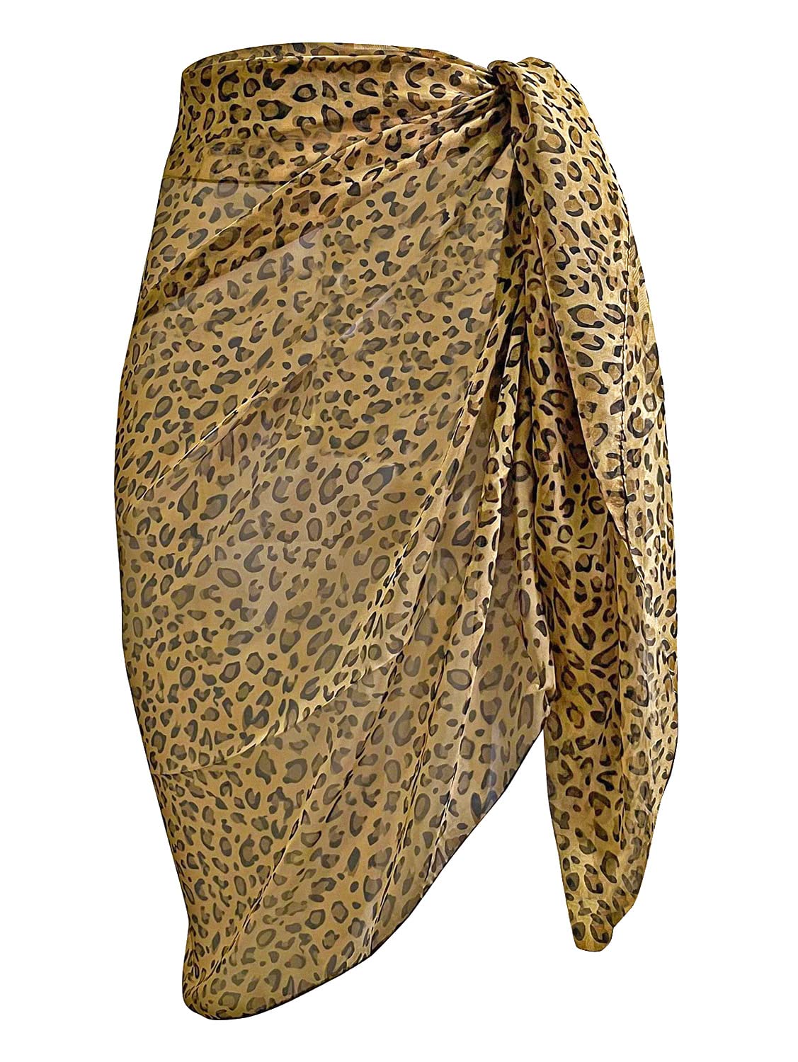 Stylish Women's Beach Cover Up Sarong - Lightweight Chiffon Swimsuit Wrap Skirt for Bikini & Poolside | Perfect for Beach Vacations, Resort Wear & Summer Outfits