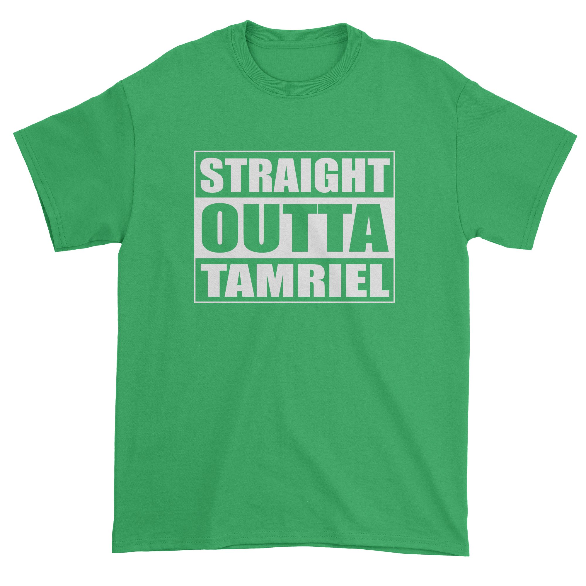 Straight Outta Tamriel Gaming T-Shirt for Men | FerociTees Official | Comfortable Cotton Tee for Gamers & Fantasy Fans | Perfect for Cosplay, Conventions & Casual Wear