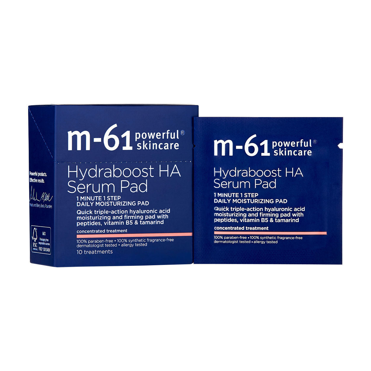 Hydraboost HA Serum Pads - Hydrating Facial Sheet Masks with Hyaluronic Acid for Dry Skin - Perfect for Daily Skincare & Spa Nights