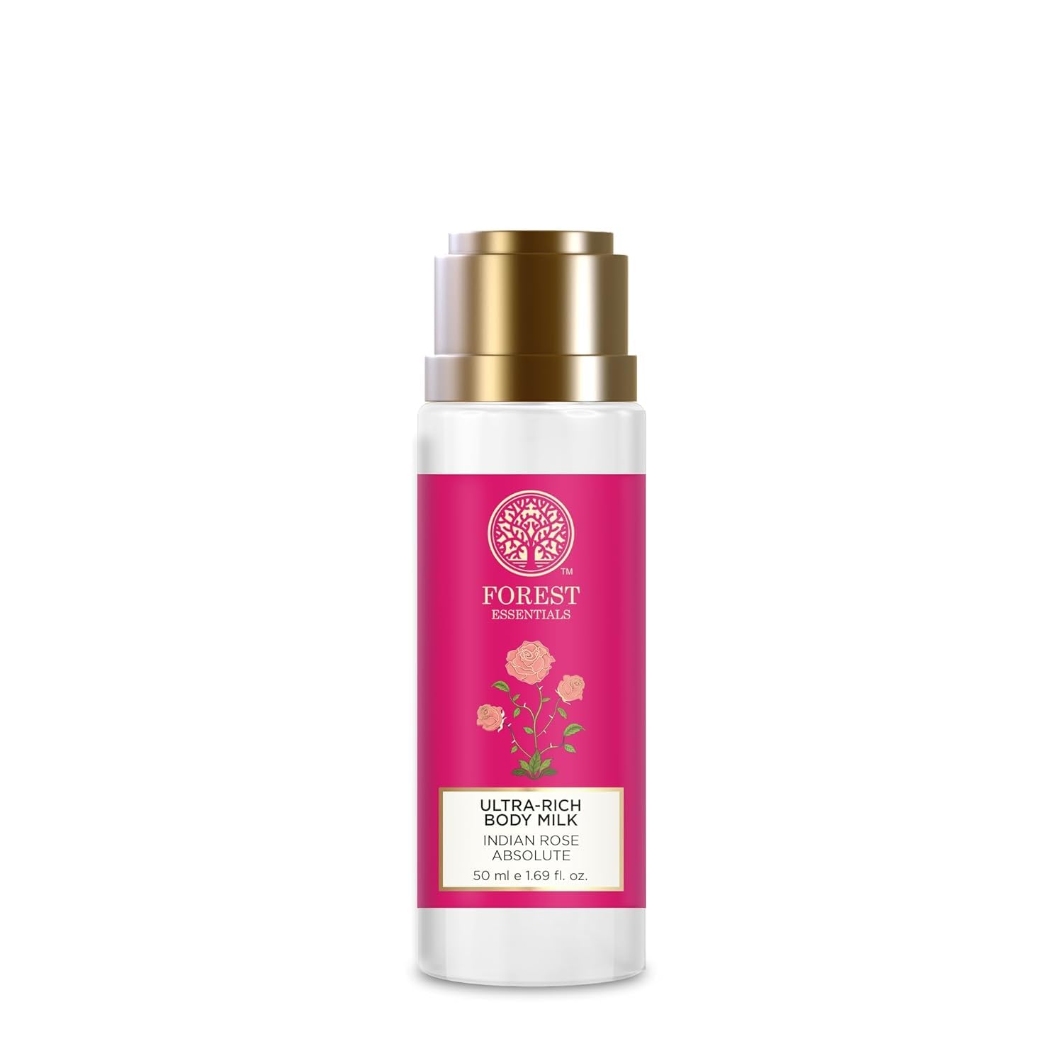 Forest-Essential's Indian Rose Absolute Luxury Gift Box | Premium Body Wash & Lotion Set for Women | 2-Piece Spa & Self-Care Kit | Perfect for Birthdays, Anniversaries & Relaxation Gifts