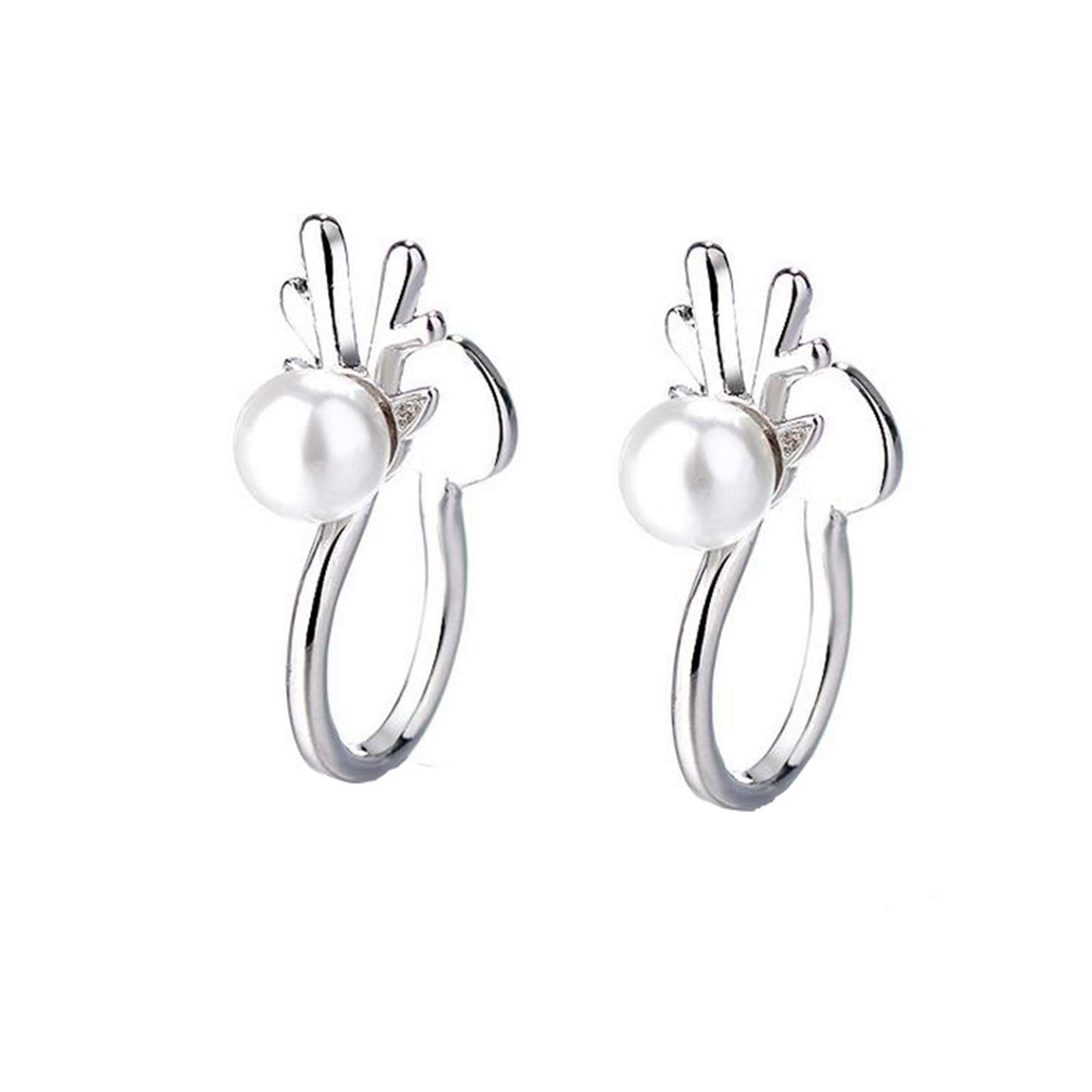 Women's Bohemian Gold Hoop Earrings Set - Wrap Crawler Ear Jewelry with Deer Design, Perfect Gift for Boho Style Lovers | Ideal for Parties, Weddings & Everyday Fashion