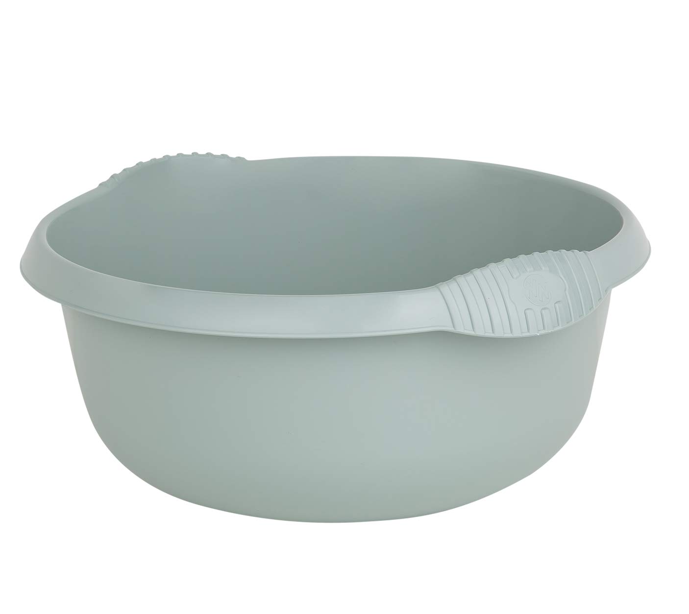 32cm Round Washing Up Bowl - Premium Kitchen Sink Basin for Dishwashing, Food Prep & Cleaning - Durable Plastic Dishpan for Home, Restaurant & RV Use - Sage Green Color