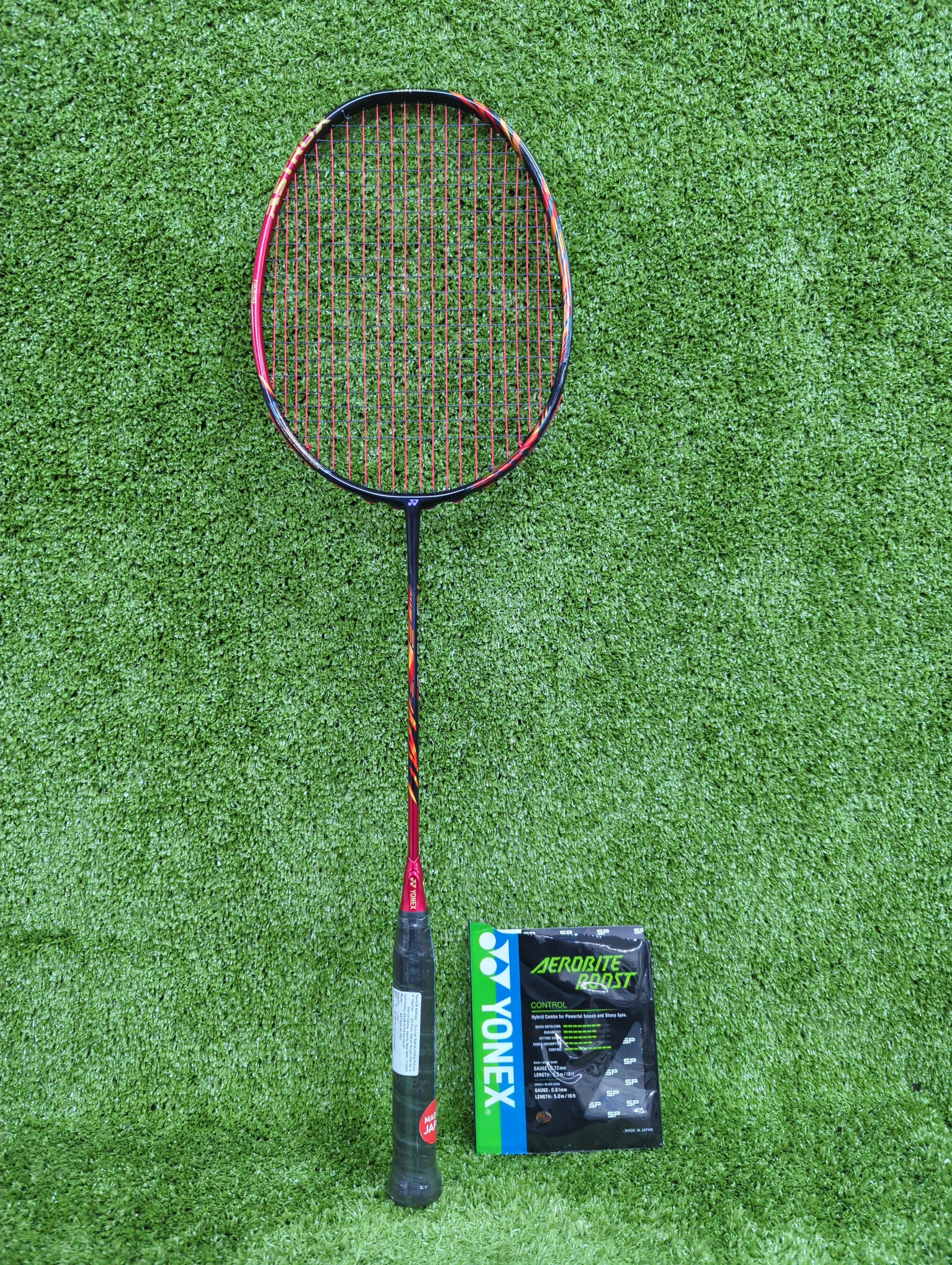 Yonex Astrox 99 Pro Cherry Sunburst Badminton Racket - Professional Prestrung Racquet Made in Japan for Tournament & Training Use