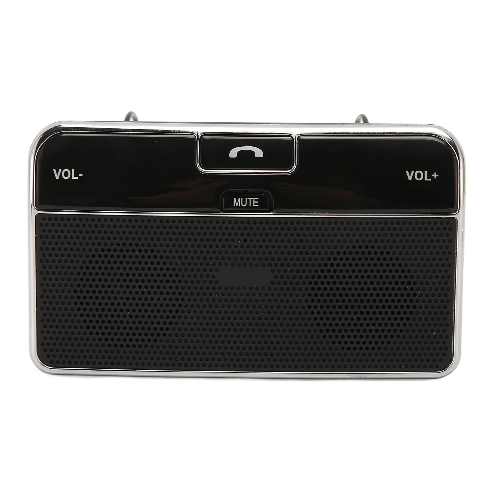 Hands-Free Bluetooth Car Kit - Wireless Car Speakerphone with Visor Clip, MP3 Player & Noise Cancellation for Safe Driving | Perfect for Commuting, Road Trips & Conference Calls
