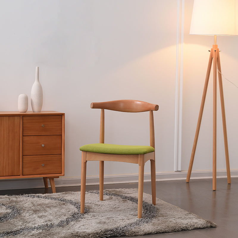 Minimalist Modern Solid Wood Chair by NATHAN - Stylish & Comfortable Dining, Living Room, or Office Seating