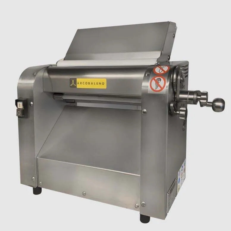 Arcobaleno ASC320 Giulia Pasta Dough Sheeter Machine - Professional Italian Pasta Maker for Homemade Ravioli, Lasagna & Noodles - Perfect for Restaurants, Bakeries & Home Kitchens