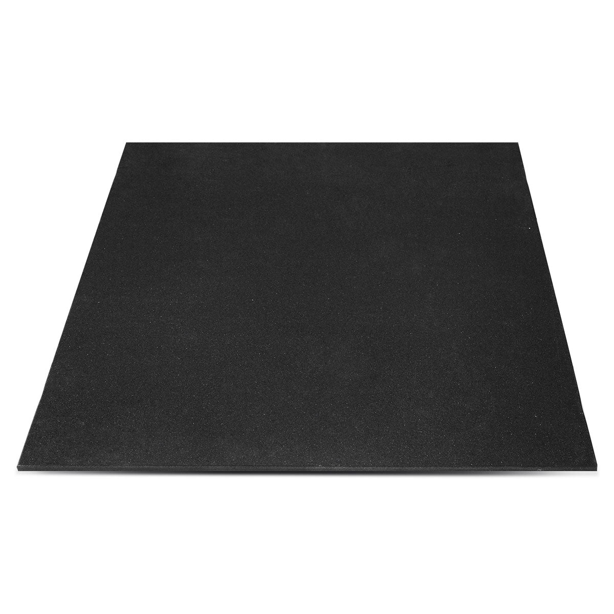 10mm Commercial Rubber Gym Floor Tiles - 1m x 1m Bevelled Edge Exercise Mat (Pack of 64) for Home Gym, Weight Room & Fitness Studio Flooring