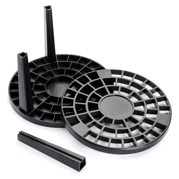 49-Hole Paint Brush Holder Stand - Organize Artist & Makeup Brushes, Pens, Pencils & Small Tools (Black) - Perfect for Art Studios, Makeup Vanity & Craft Rooms