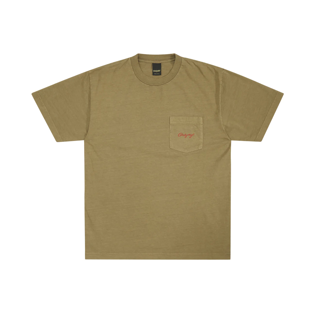 Only NY Lake Placid Olive Green T-Shirt - Soft Cotton Crewneck Tee for Men & Women | Perfect for Casual Wear, Street Style & Outdoor Adventures