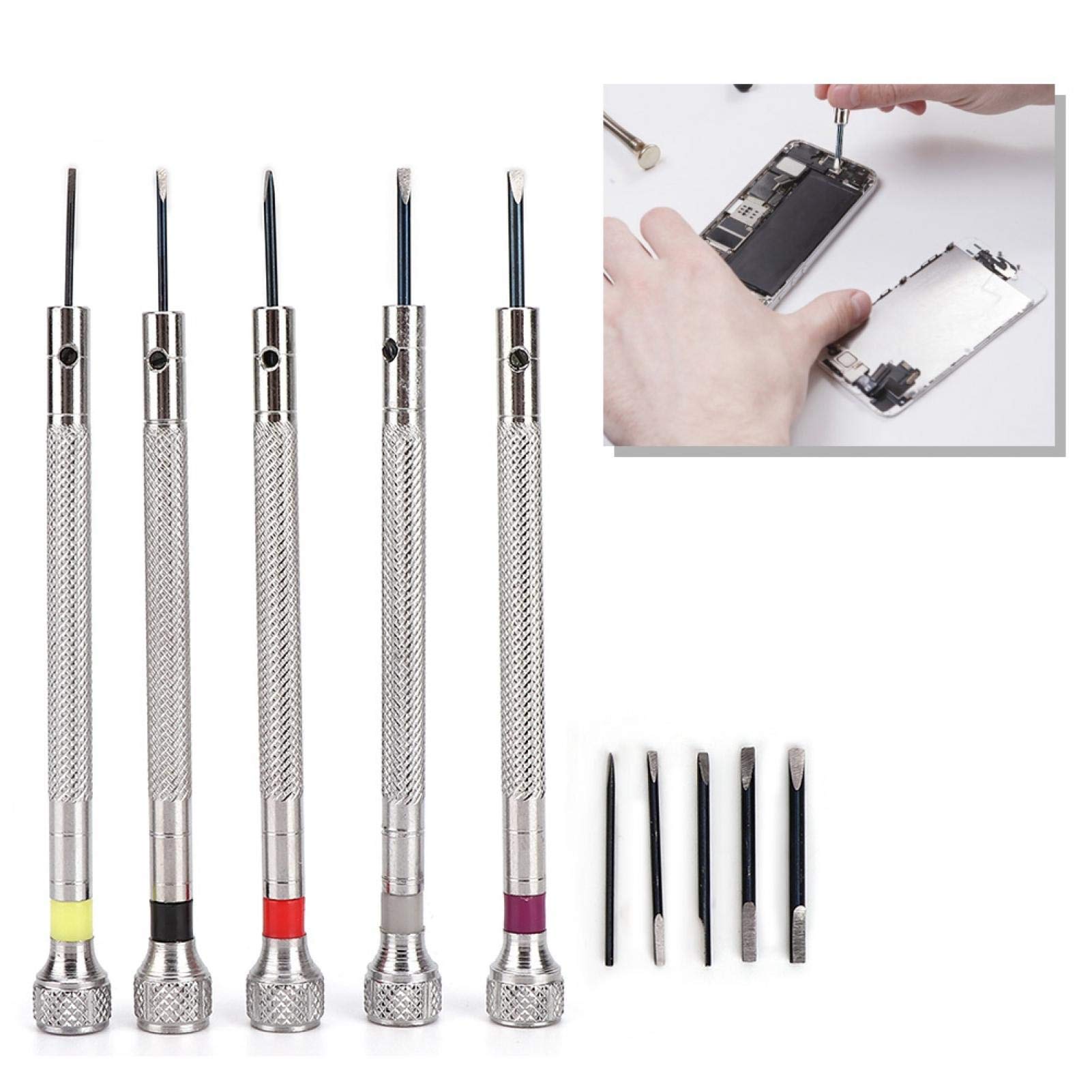 HERCHR Professional Watch Strap Repair Tool Kit - Battery Replacement & Band Removal Tools for Wristwatches - Perfect for Watch Repair, Maintenance & DIY Projects at Home