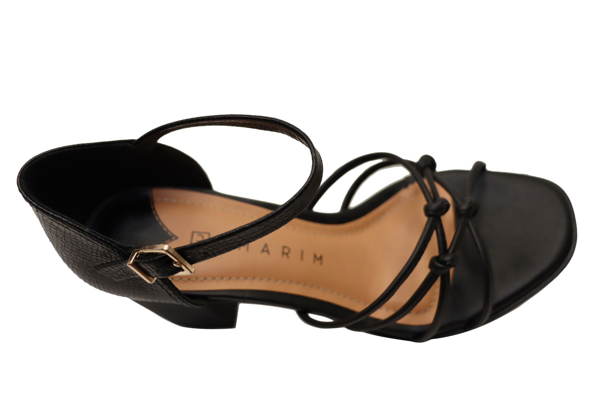 Ramarim Therese Women's Comfortable Brazilian Mid Heel Dress Sandals - Elegant Summer Wedding & Party Shoes for Women