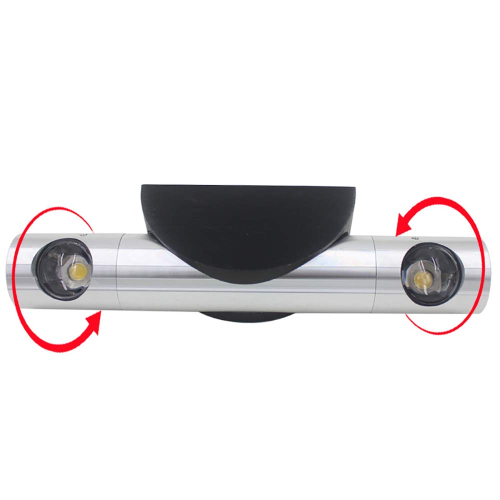 Modern LED Wall Sconce Lights 6W - Up Down Aluminum Waterproof Spot Light, Warm White Night Lamp for Living Room, Bedroom, Hallway & Bathroom - Perfect for Ambient Lighting and Wall Decor
