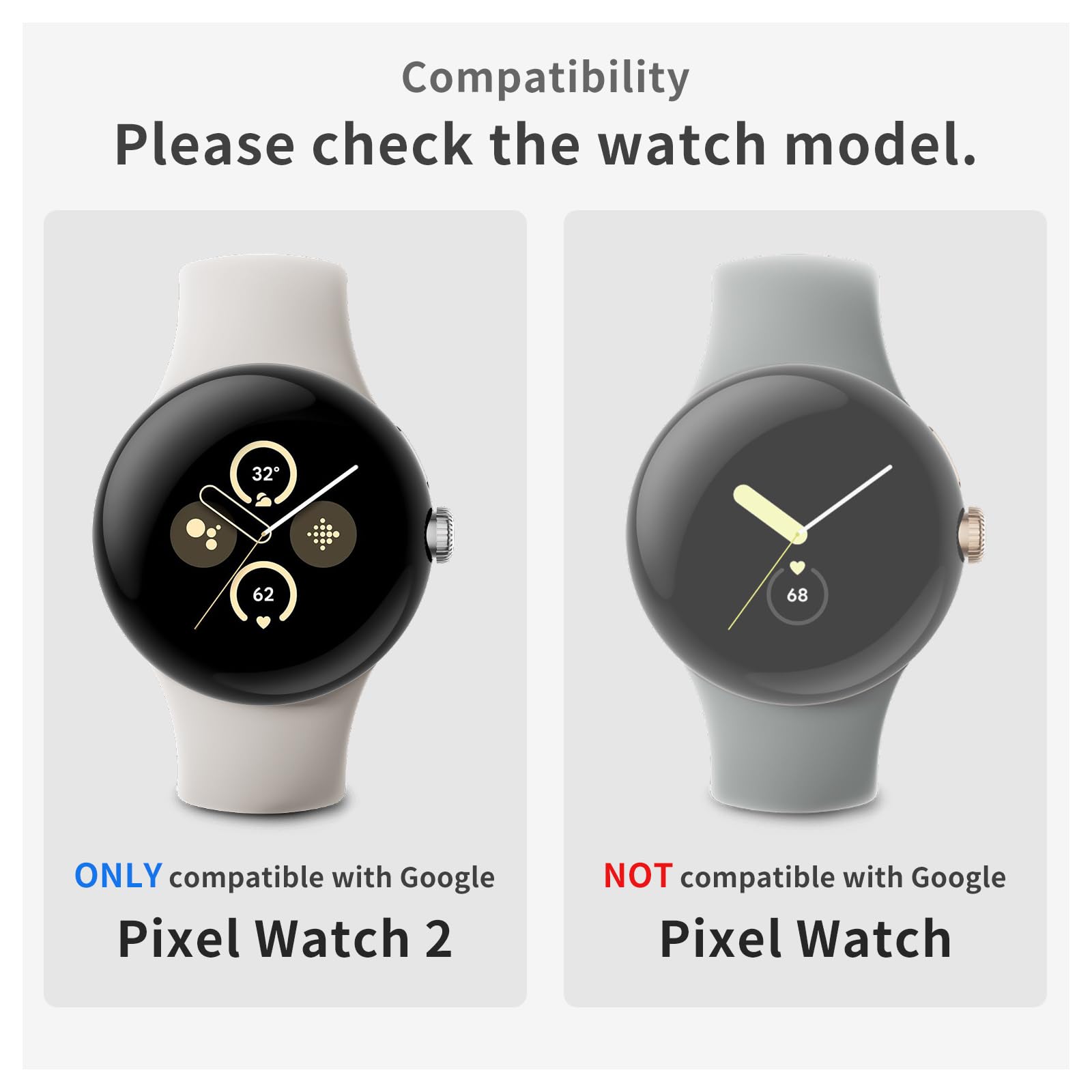 Google Pixel Watch 2 Charger 2 Pack - 3.3ft USB Magnetic Charging Stand with Cable | Replacement Charger for Google Pixel Watch 2 | Perfect for Home, Office & Travel Use