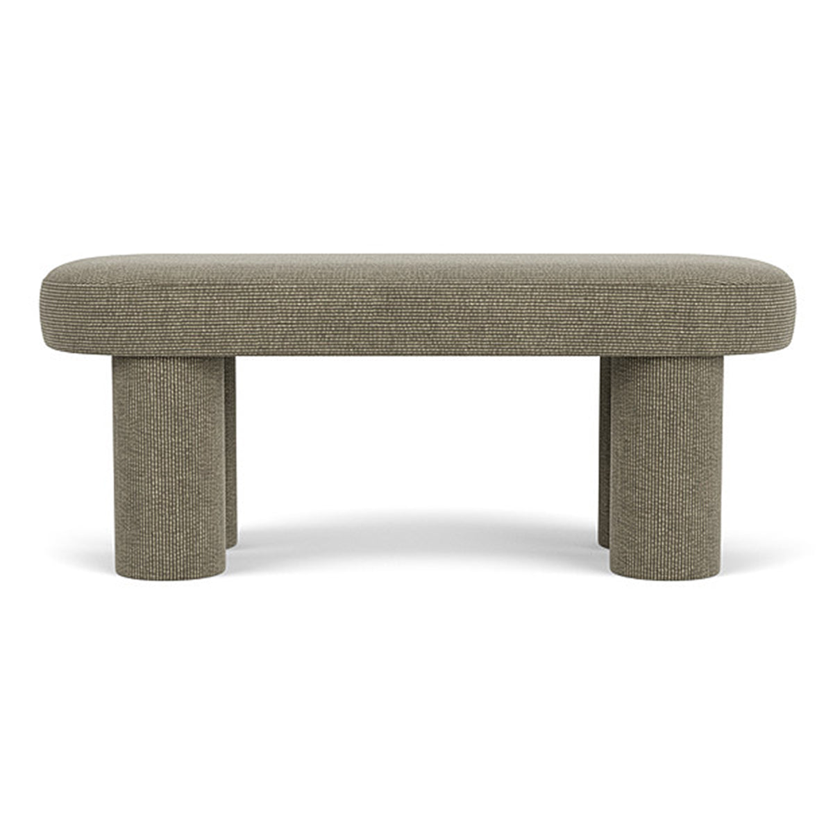 Charlie Velvet Bench - Luxurious Velvet Upholstered Bench with Sturdy Wooden Legs for Living Room, Bedroom, or Entryway Decor