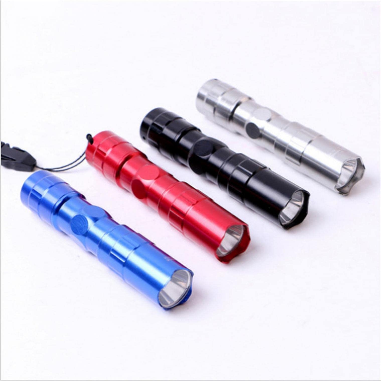 MISYAA Ultra Bright LED Tactical Flashlight - Mini Waterproof, Shockproof, Safety & Energy Saving - Perfect for Camping, Hiking, Outdoor Adventures & Emergency Use (Black)