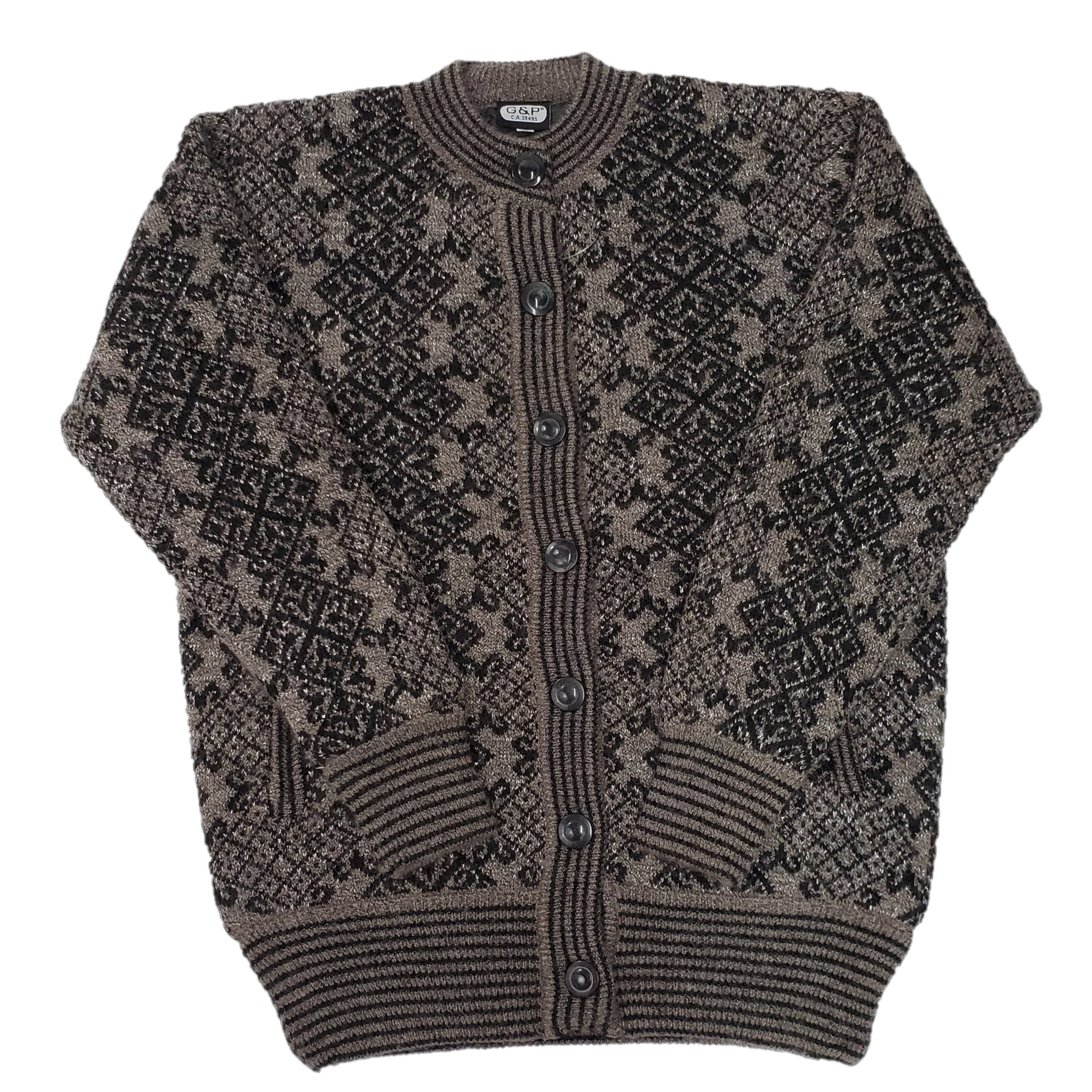 Women's Soft Wool-Lined Knit Cardigan Sweater - Cozy Winter Warm Pullover for Casual Outfits & Office Wear
