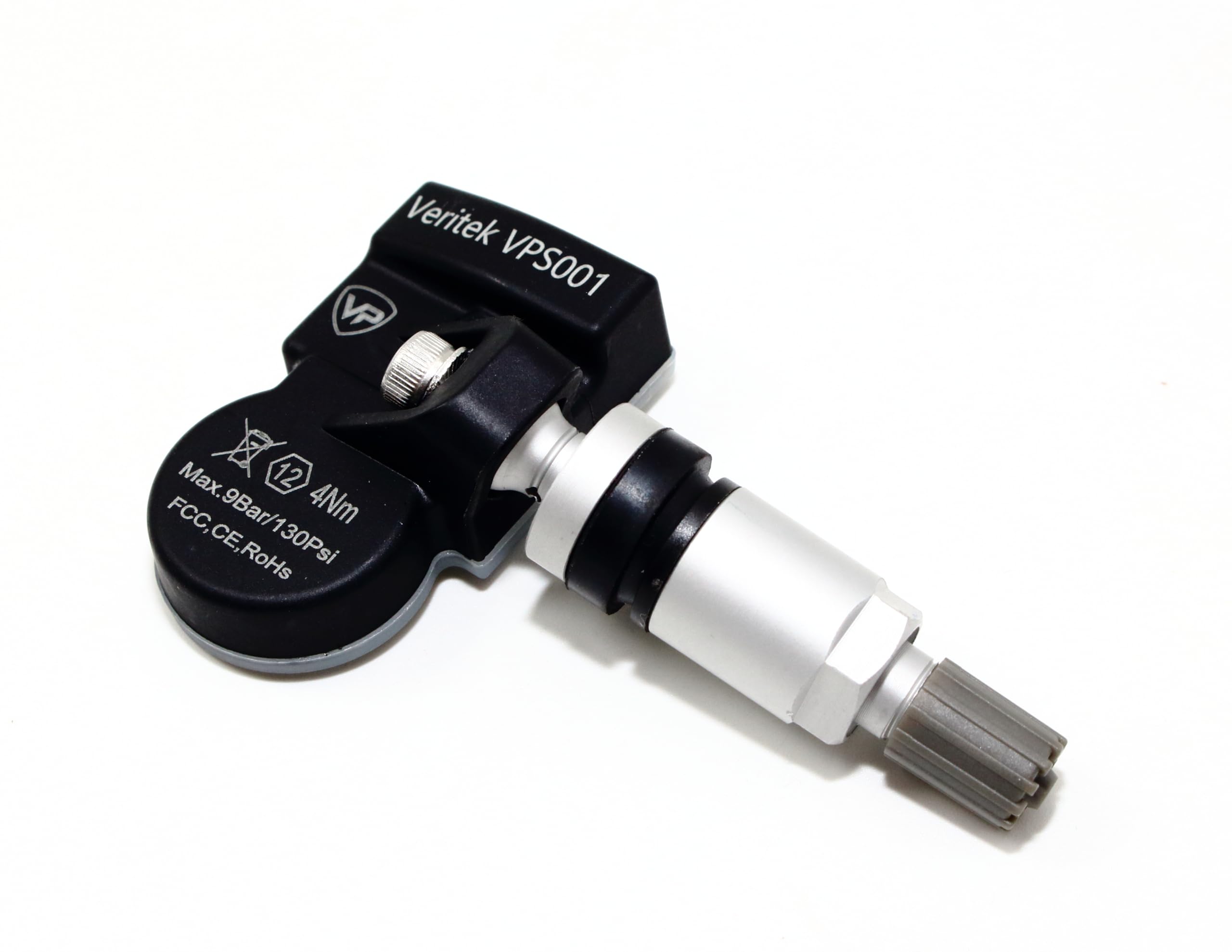 4 Pack MAX MXSA001 TPMS 433MHz Tire Pressure Monitoring Sensors - Compatible with Jeep & RAM (Replaces 68157568AB, 68249197AA, 68239720AA) - Includes Silver Aluminum Valve Stems - Perfect for Off-Roading, Highway Driving & Winter Safety