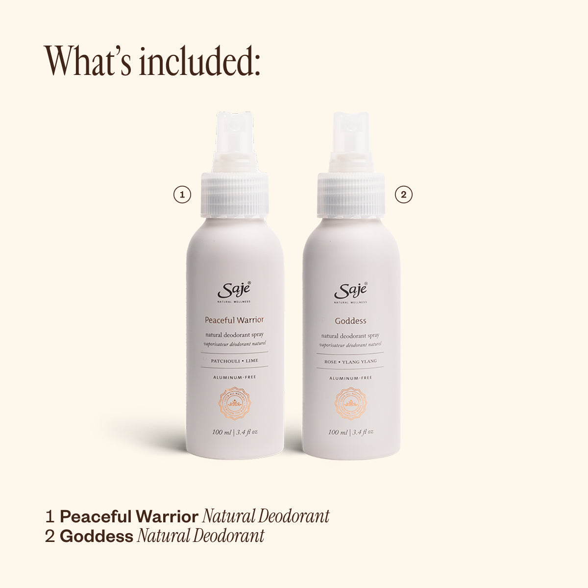 Natural Deodorant Duo - Organic & Aluminum-Free Deodorant for Women & Men - Fresh & Long-Lasting Protection - Perfect for Gym, Work & Daily Use