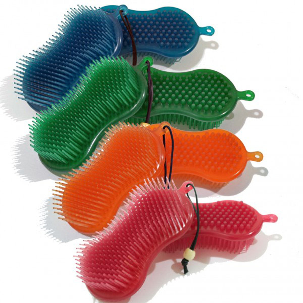 Eco Pure Jelly Rubber Two-Sided Wonder Brush - Soft Silicone Cleaning Brush for Kitchen, Bathroom & Car Detailing - Non-Scratch Scrubber for Dishes, Tiles & Glass