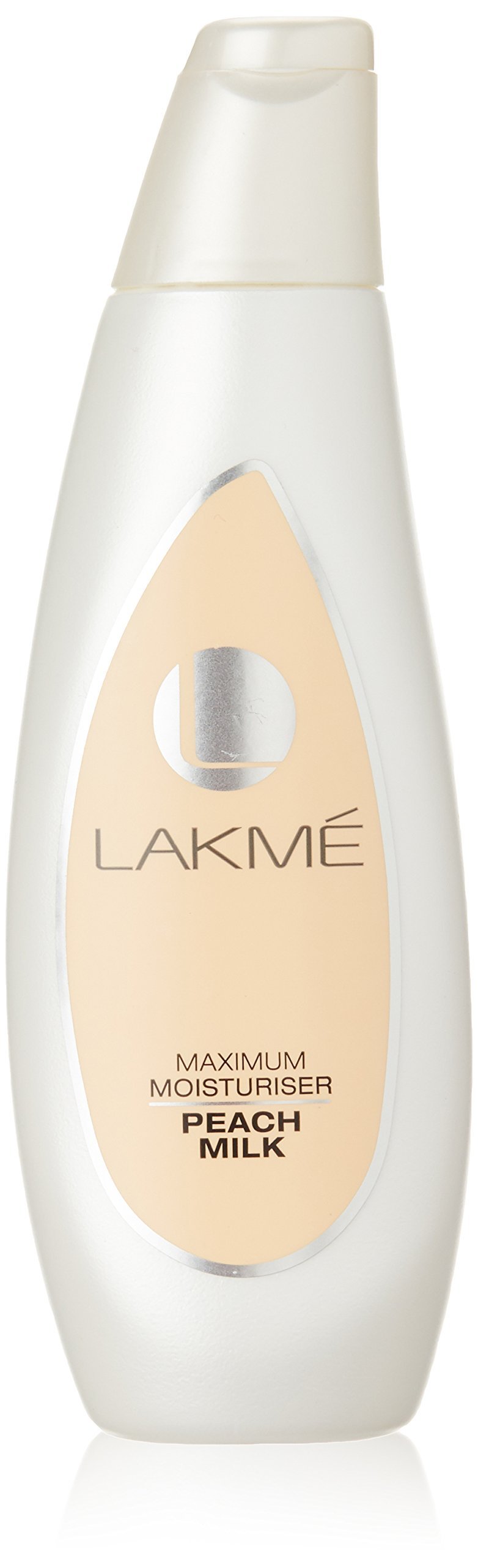 LAKMÉ Liquid Peach Milk Moisturizer - 120ml Hydrating Face Cream for Dry & Sensitive Skin | Daily Skincare Routine, Makeup Base, Travel-Friendly Bottle
