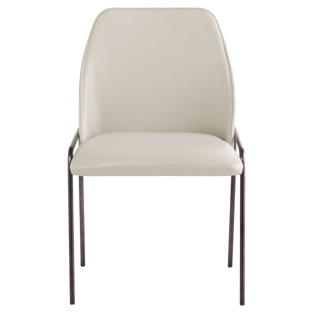 Cyan Design 11733 Suez Dining Chair - Onyx & Taupe Upholstered Modern Accent Chair for Dining Room, Kitchen, or Office - Comfortable & Stylish Seating Solution