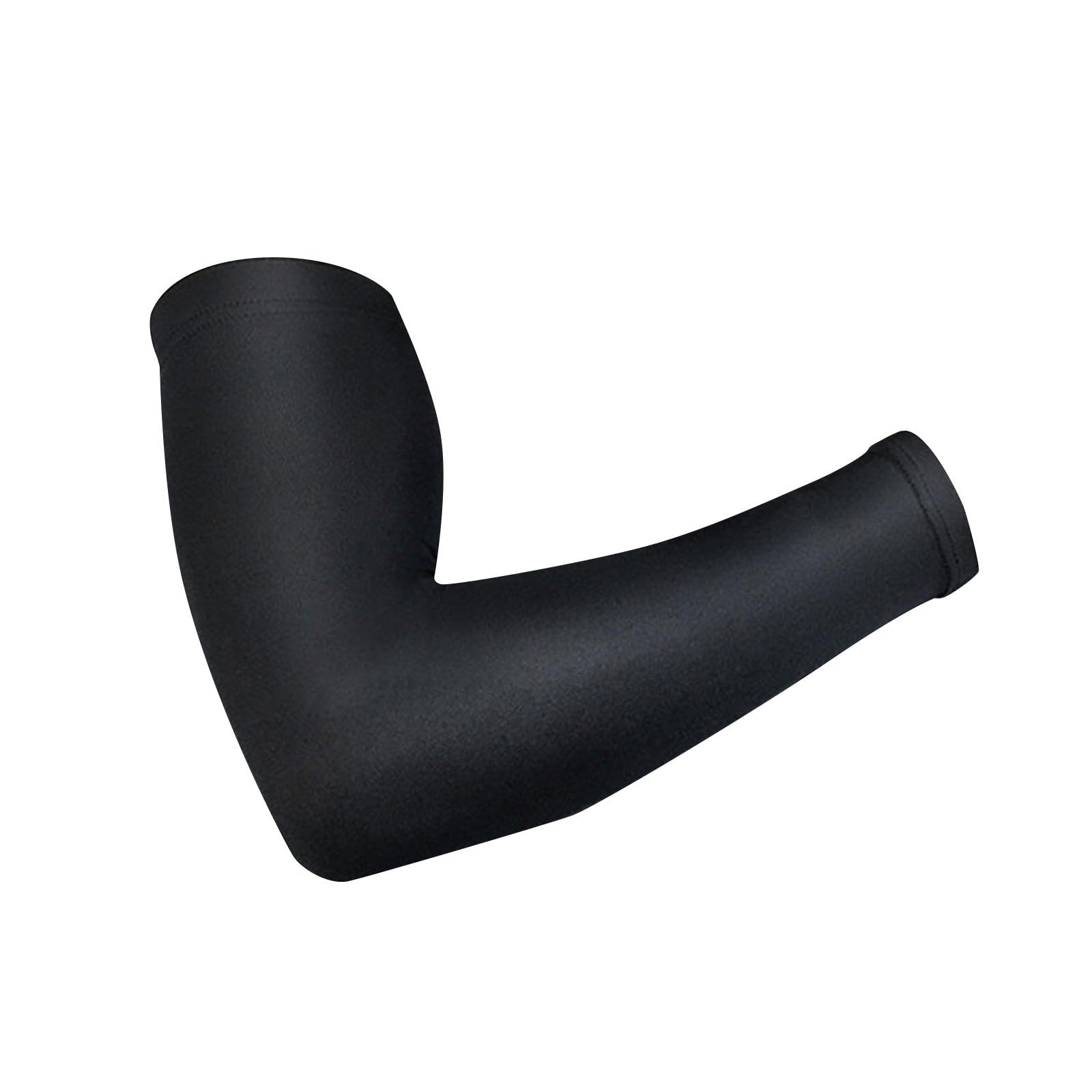 Qialexicon Basketball Arm Sleeves - Non-Slip Compression Arm Support for Men & Women - Protective Elbow Guard for Running, Golf, Cycling & Sports - Black - Perfect for Workouts, Training & Outdoor Activities