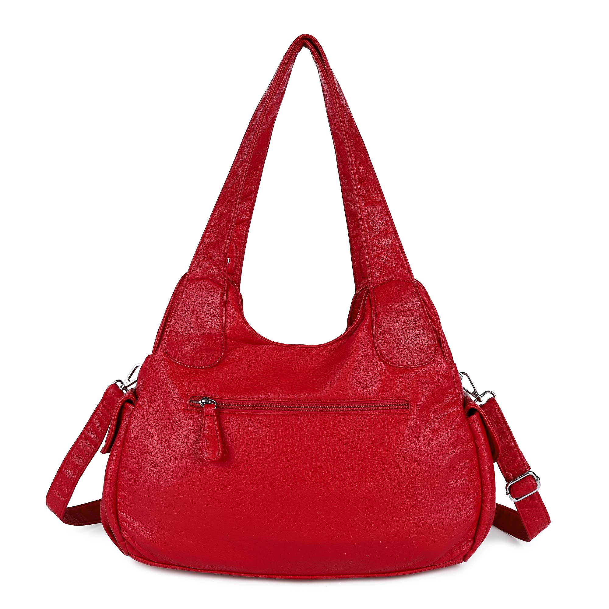 Angelkiss Women's Vegan Leather Crossbody Bag - Stylish Hobo Satchel Shoulder Tote Purse for Work, Travel & Everyday Use