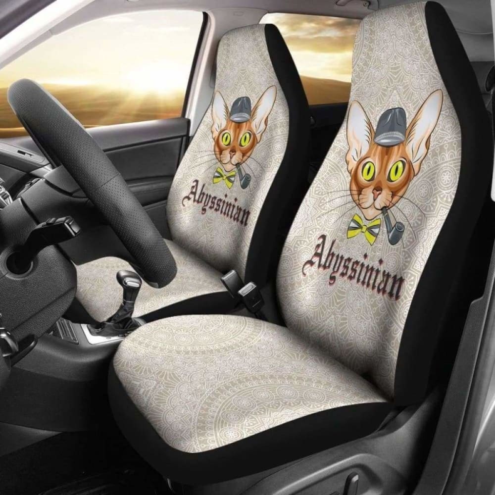 Premium Abyssinian Car Seat Covers - Universal Fit for Most Vehicles (9-112428) - Protect & Upgrade Your Car Interior for Daily Commute & Road Trips