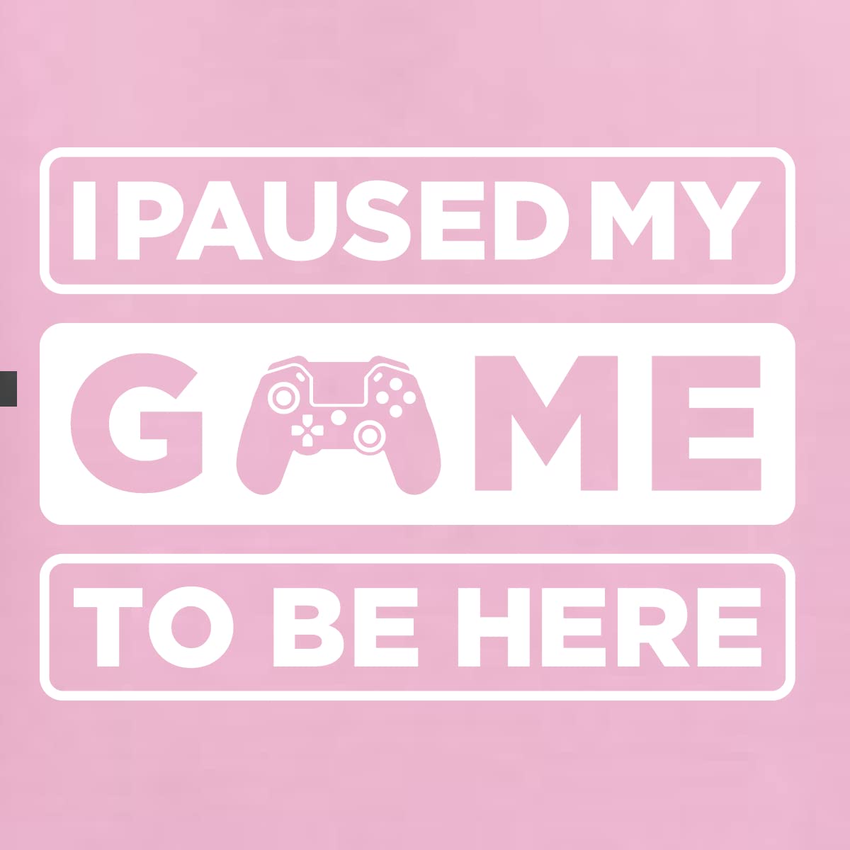 Wild Bobby 'I Paused My Game to Be Here' Gaming Sports Graphic Hoodie - Unisex Pullover Sweatshirt for Gamers, Esports Fans & Casual Wear