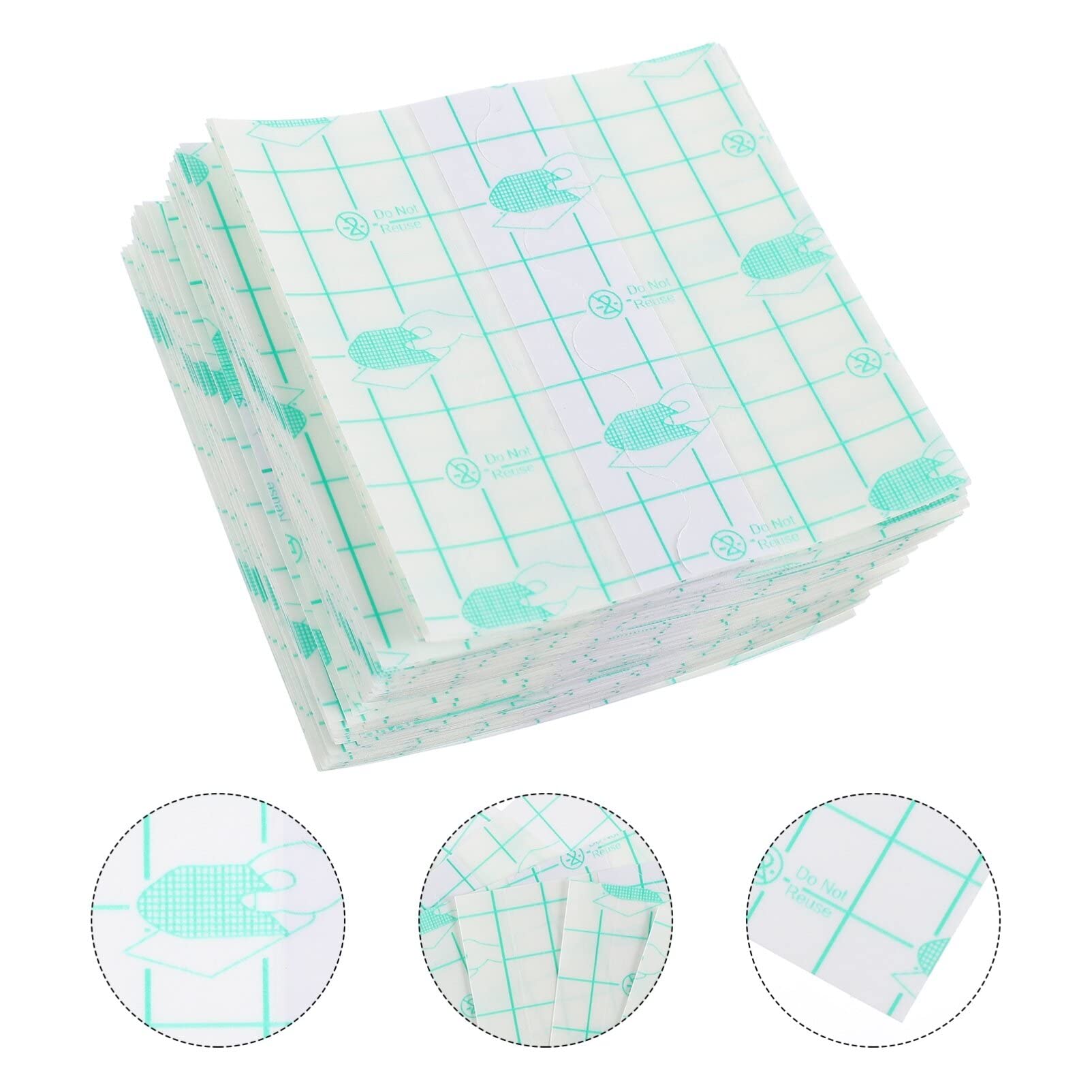TEHAUX 100pcs Disposable Makeup Palette - Professional Cosmetic Mixing Tray, Color Wheel & Hand Sticker for Makeup Artists | Perfect for Salon, Beauty Studio & Home Makeup Application