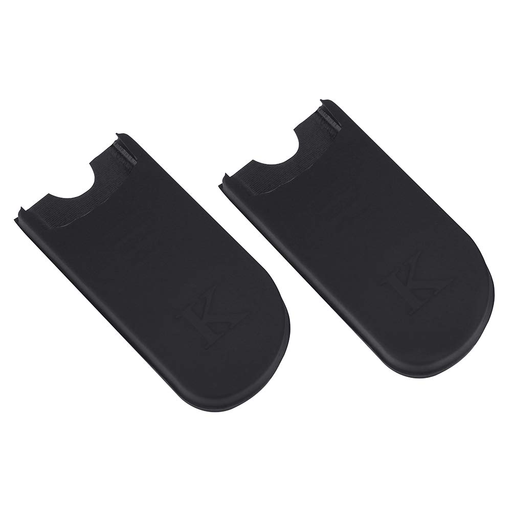 Saxophone Palm Key Pads - 2Pcs Black Rubber Thumb Rest Cushions & Finger Protectors for Soprano Alto Tenor Saxophones | Comfortable Hand Support for Sax Players During Practice & Performances
