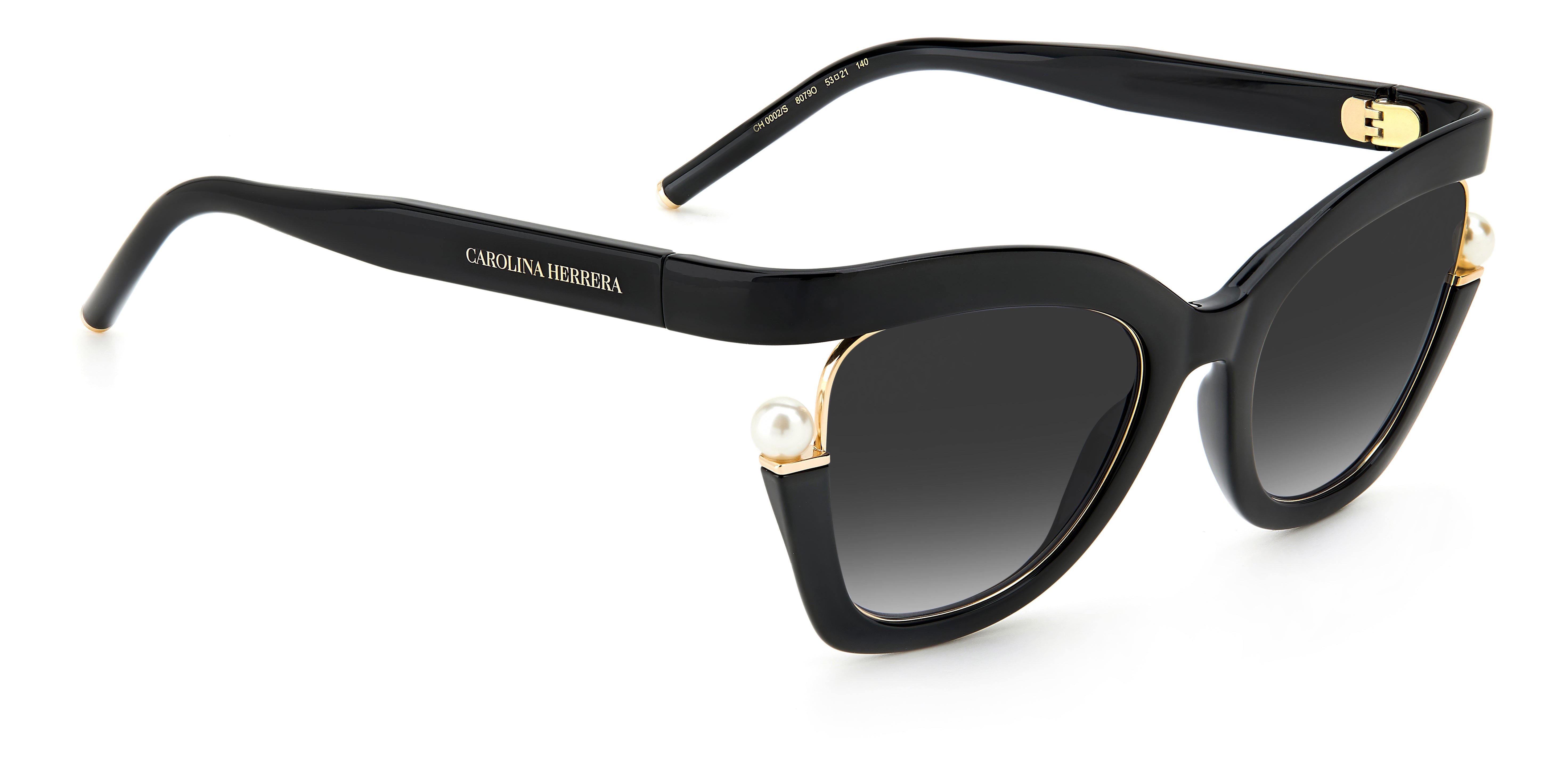 Carolina Herrera CH 0002/S Sunglasses - Luxury Designer Shades for Women - UV Protection & Fashion Statement - Perfect for Beach, Driving & Outdoor Activities