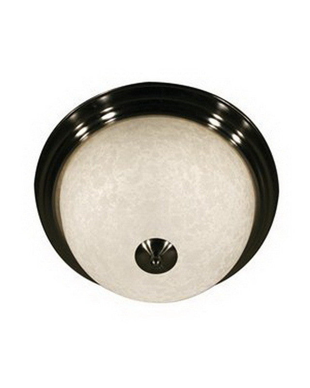 Z Lite Lighting 100F13 BN Two Light Flush Mount Ceiling Fixture in Brushed Nickel Finish - Perfect for Bedroom, Kitchen, and Hallway Lighting