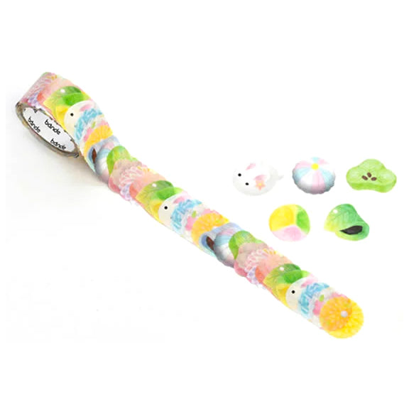 Japanese Washi Tape - Bande Decorative Roll Stickers for Scrapbooking, Journaling, DIY Crafts & Gift Wrapping
