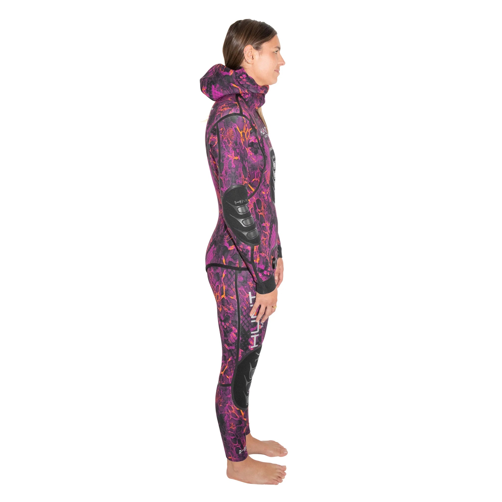 Hunt Master Burnum Huntsman or Huntress Wetsuit - 3.5mm/5mm Camo Series for Spearfishing, Scuba Diving & Water Sports