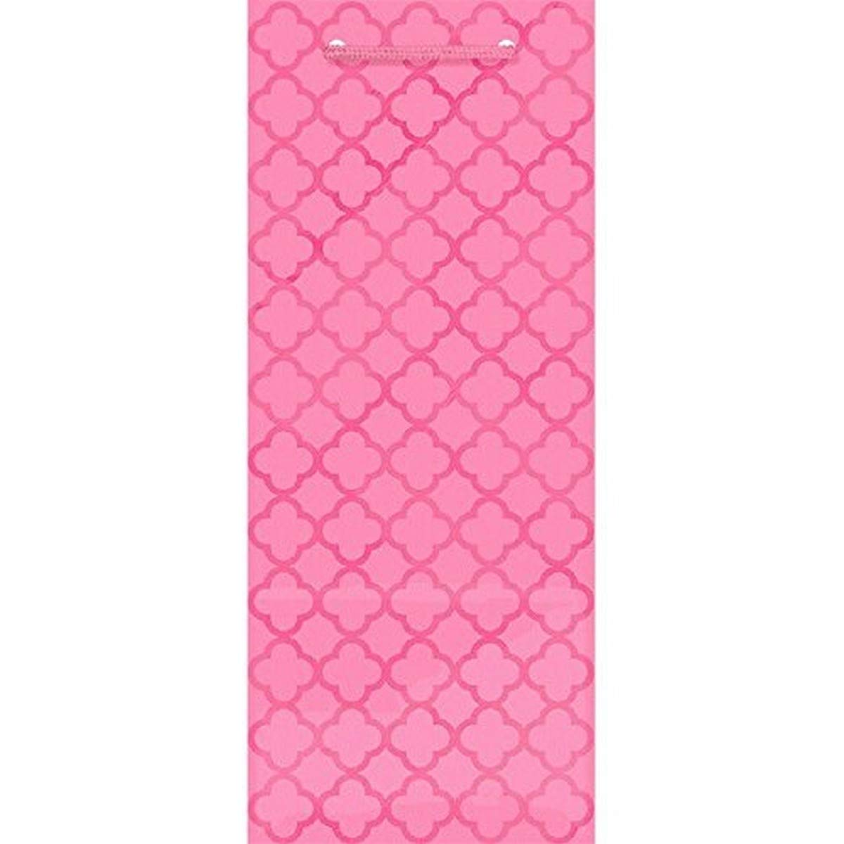 Stylish Pink Printed Glossy Bottle Bag - Fashionable Crossbody Purse for Women, Waterproof & Lightweight - Perfect for Travel, Gym, Beach & Everyday Use