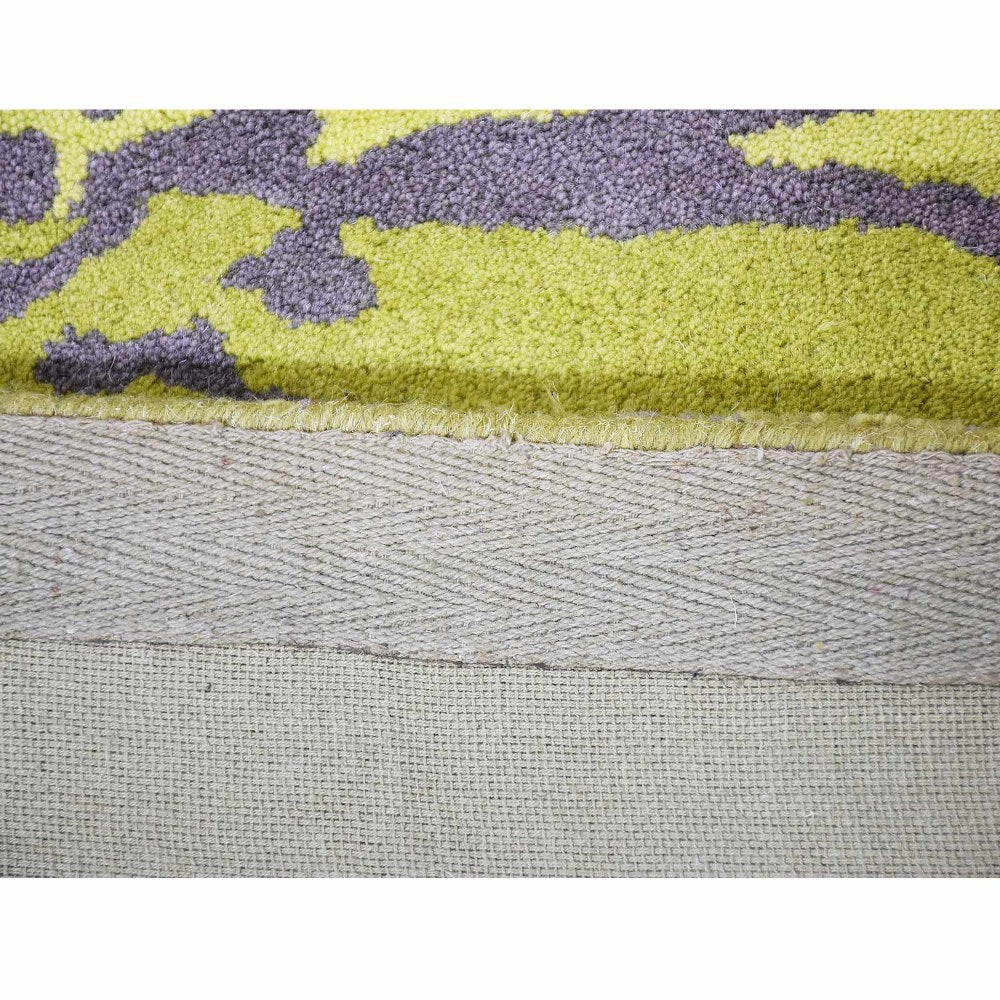 Premium Hand Tufted Crocus Floral Area Rug - Soft Non-Slip Living Room Carpet for Bedroom, Nursery & Home Decor