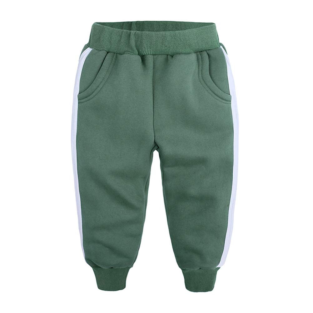 DCUTERQ Boys Cotton Athletic Pants - Toddler Fleece Jogger Sweatpants for Kids - Unisex Baby Casual Active Trousers - Perfect for Playtime, Sports & Everyday Wear