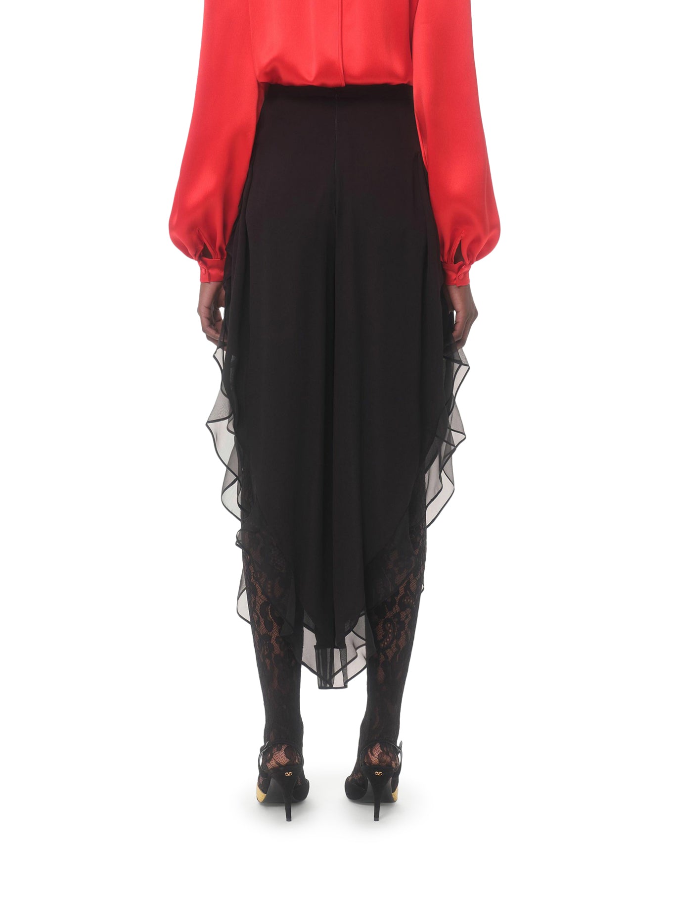 Stylish Georgette Balloon Pants for Women | Comfortable & Trendy High-Waisted Palazzo Pants | Perfect for Casual Outings, Office Wear & Summer Vacations