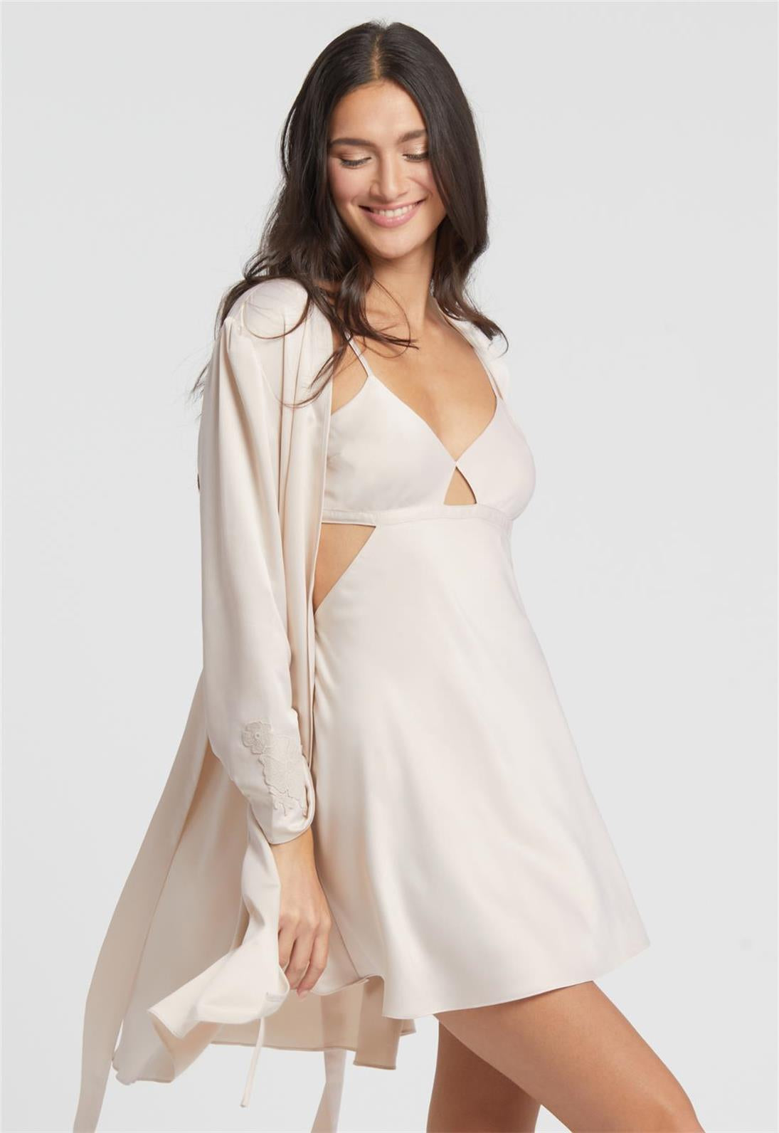 Elegant Maya Cover Up Champagne Shawl - Perfect for Weddings, Parties & Special Occasions